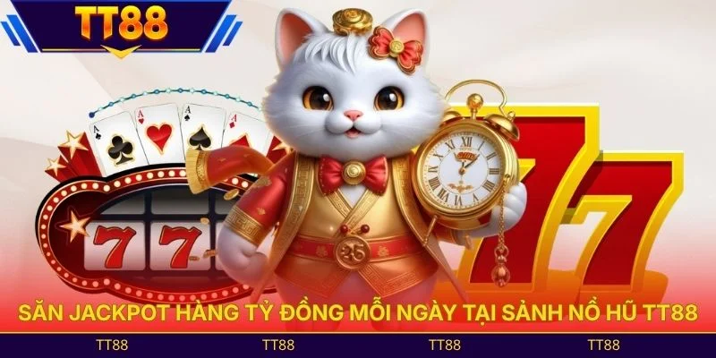Săn Jackpot hàng tỷ đồng mỗi ngày tại sảnh nổ hũ TT88