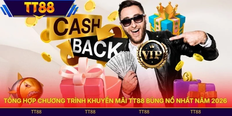 Tổng hợp chương trình khuyến mãi TT88 bùng nổ nhất năm 2026 